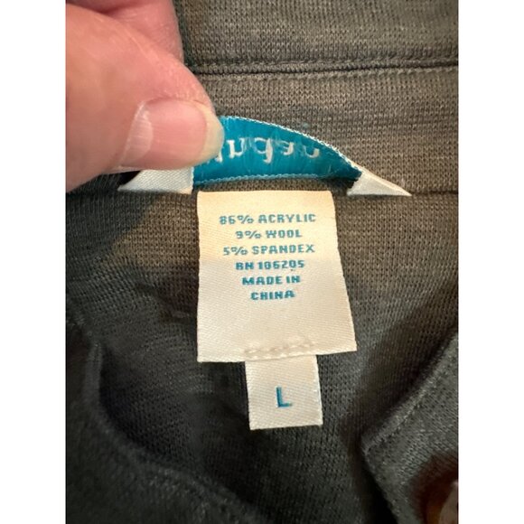 Sundance Spring Street Blazer Olive Green Button Front Jacket Womens Size L - Picture 3 of 8